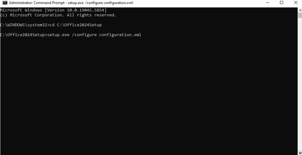 Perintah untuk install Visio Professional LTSC 2024