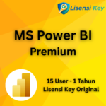 Microsoft Power BI Premium Key Original 15 User 1 Tahun