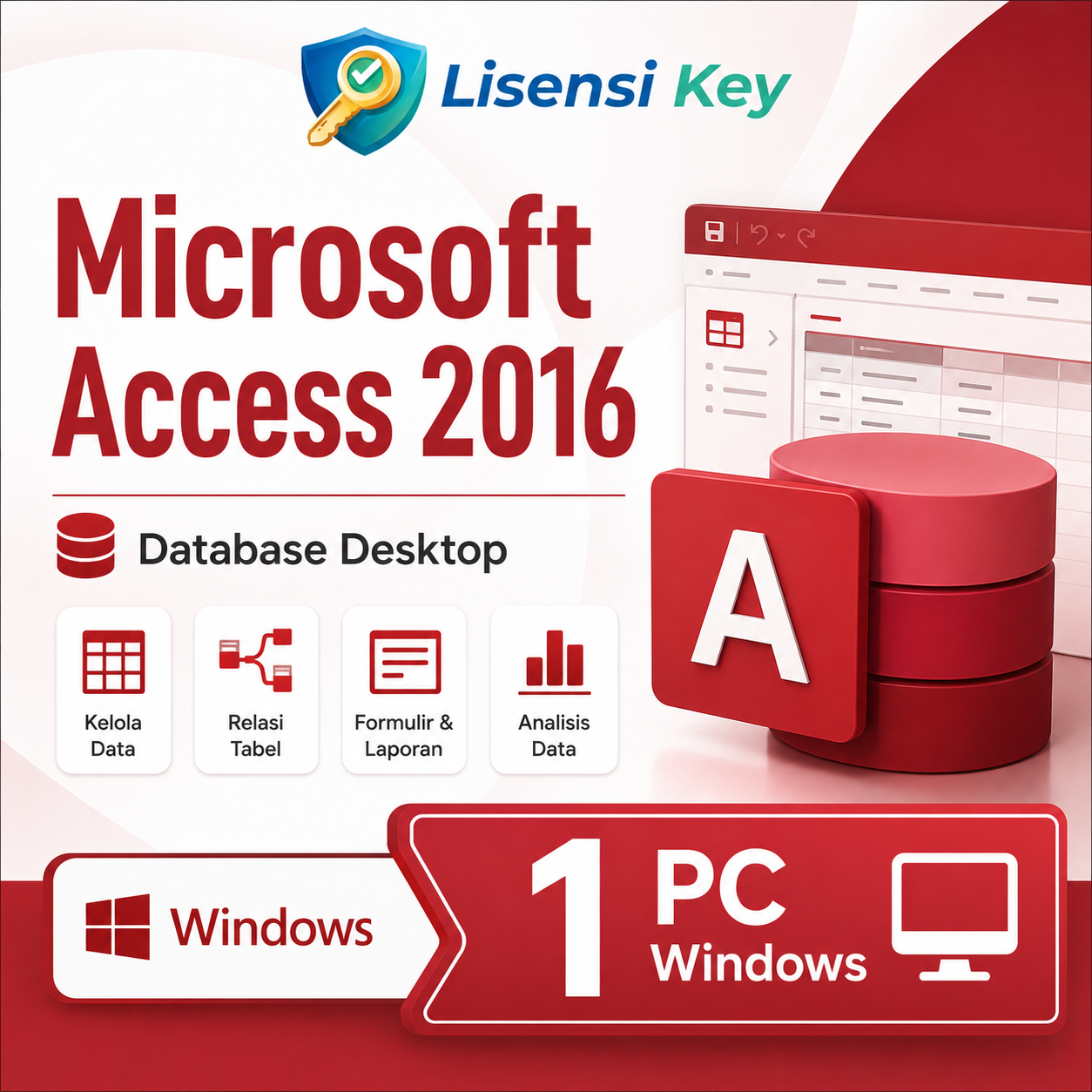 Microsoft Access 2016 lisensi key untuk 1 PC Windows - Lisensi Key Microsoft Access 2016 lisensi key untuk 1 PC Windows