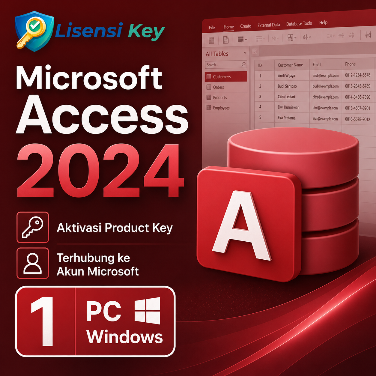Microsoft Access 2024 dengan aktivasi product key dan akun Microsoft - Lisensi Key Microsoft Access 2024 dengan aktivasi product key dan akun Microsoft