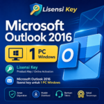 Microsoft Outlook 2016 lisensi key untuk 1 PC Windows