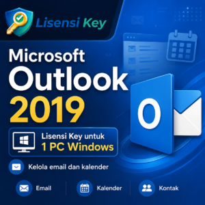 Microsoft Outlook 2019 lisensi key untuk 1 PC Windows