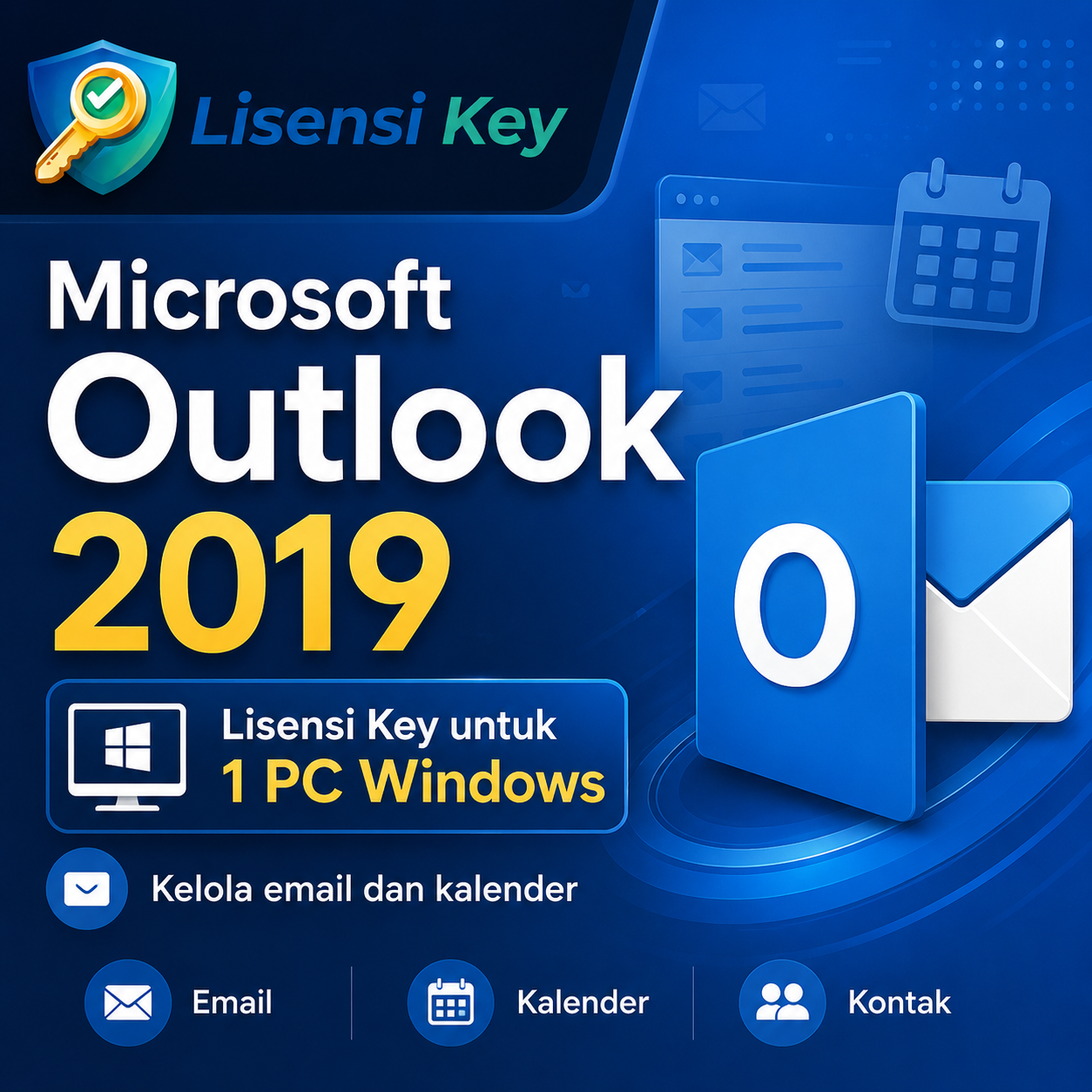 Microsoft Outlook 2019 lisensi key untuk 1 PC Windows - Lisensi Key Microsoft Outlook 2019 lisensi key untuk 1 PC Windows