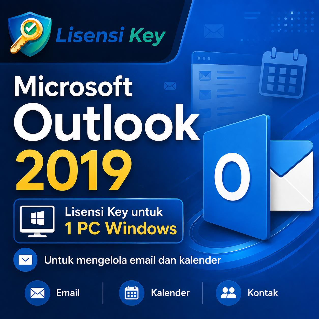 Microsoft Outlook 2019 untuk mengelola email dan kalender - Lisensi Key Microsoft Outlook 2019 untuk mengelola email dan kalender