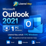 Microsoft Outlook 2021 Lisensi Key untuk 1 PC Windows