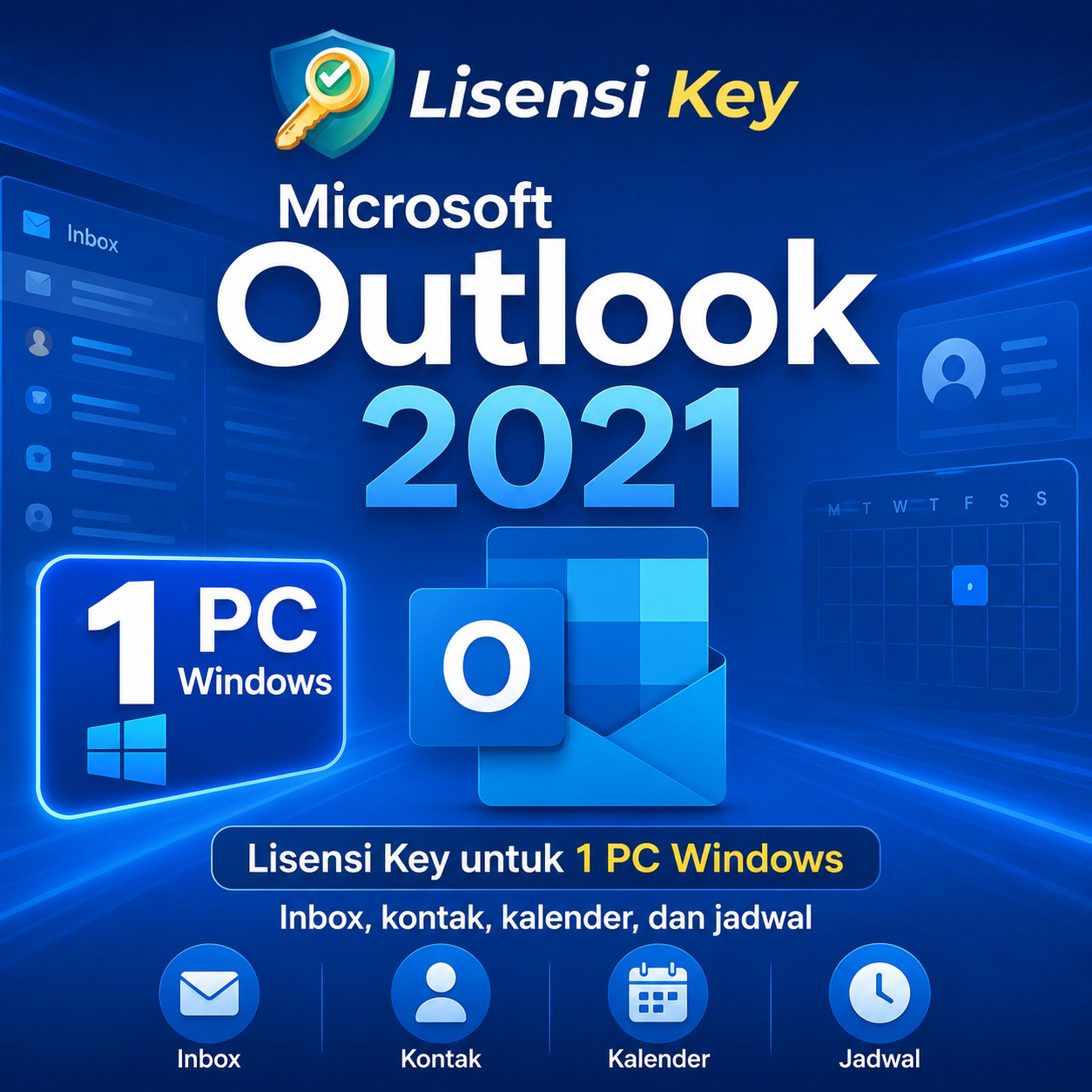 Microsoft Outlook 2021 untuk mengelola email dan kalender kerja - Lisensi Key Microsoft Outlook 2021 untuk mengelola email dan kalender kerja