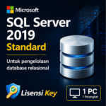 Microsoft SQL Server 2019 Standard untuk pengelolaan database relasional 1 PC