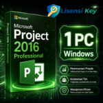 Microsoft Project 2016 Professional Lisensi Key untuk 1 PC Windows