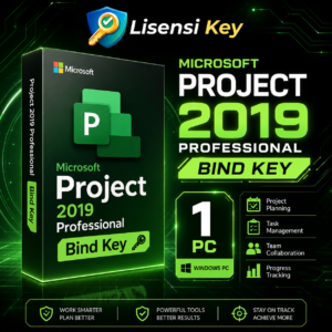 Microsoft Project 2019 Professional Lisensi Key Bind Key untuk 1 PC