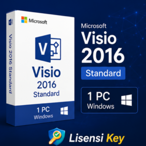 Microsoft Visio 2016 Standard Lisensi Key untuk 1 PC Windows