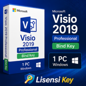 Microsoft Visio 2019 Professional Lisensi Key Bind Key untuk 1 PC