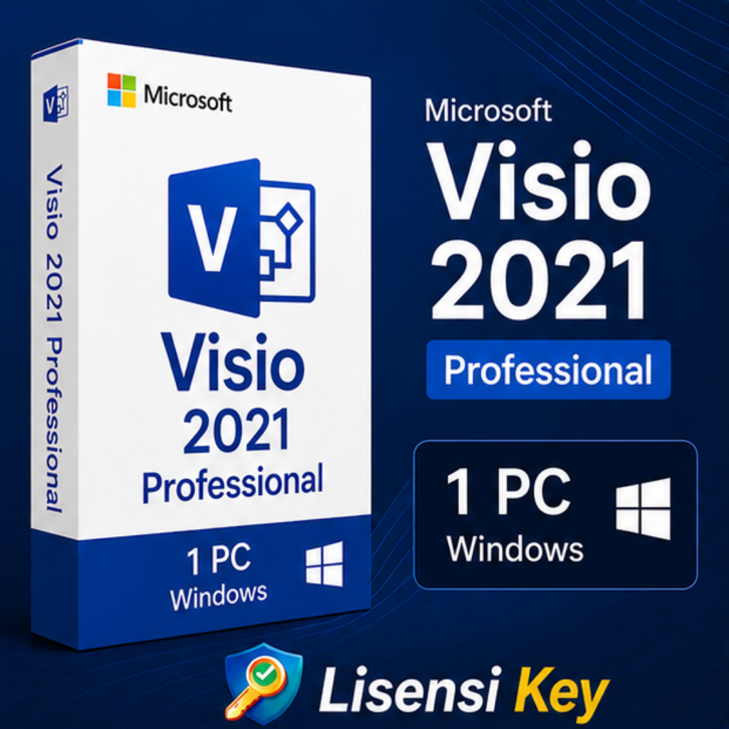 Microsoft Visio 2021 Professional Lisensi Keyuntuk 1 PC Windows - Lisensi Key Microsoft Visio 2021 Professional Lisensi Keyuntuk 1 PC Windows