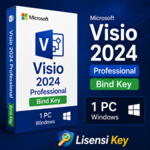 Microsoft Visio 2024 Professional Lisensi Key Bind Key untuk 1 PC