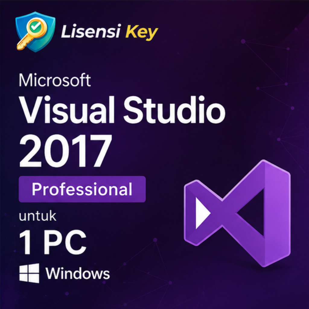 Microsoft Visual Studio 2017 Professional untuk 1 PC Windows - Lisensi Key Microsoft Visual Studio 2017 Professional untuk 1 PC Windows