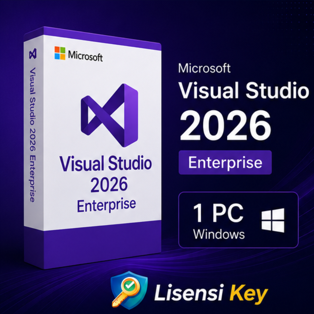 Microsoft Visual Studio 2026 Enterprise Lisensi key untuk 1 PC Windows - Lisensi Key Microsoft Visual Studio 2026 Enterprise Lisensi key untuk 1 PC Windows