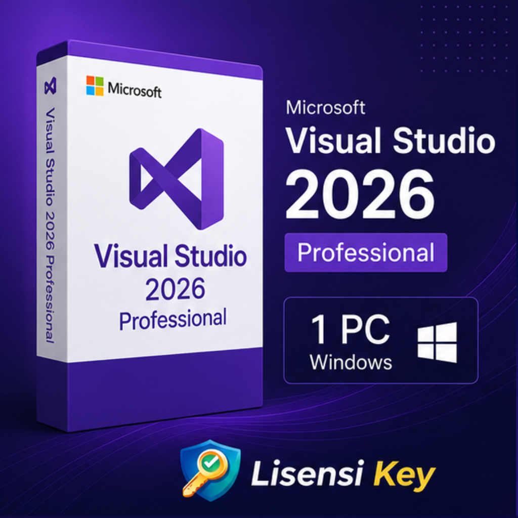 Microsoft Visual Studio 2026 Professional Lisensi Key untuk 1 PC Windows - Lisensi Key Microsoft Visual Studio 2026 Professional Lisensi Key untuk 1 PC Windows
