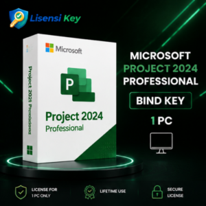 Microsoft Project 2024 Professional Lisensi Key Bind Key untuk 1 PC